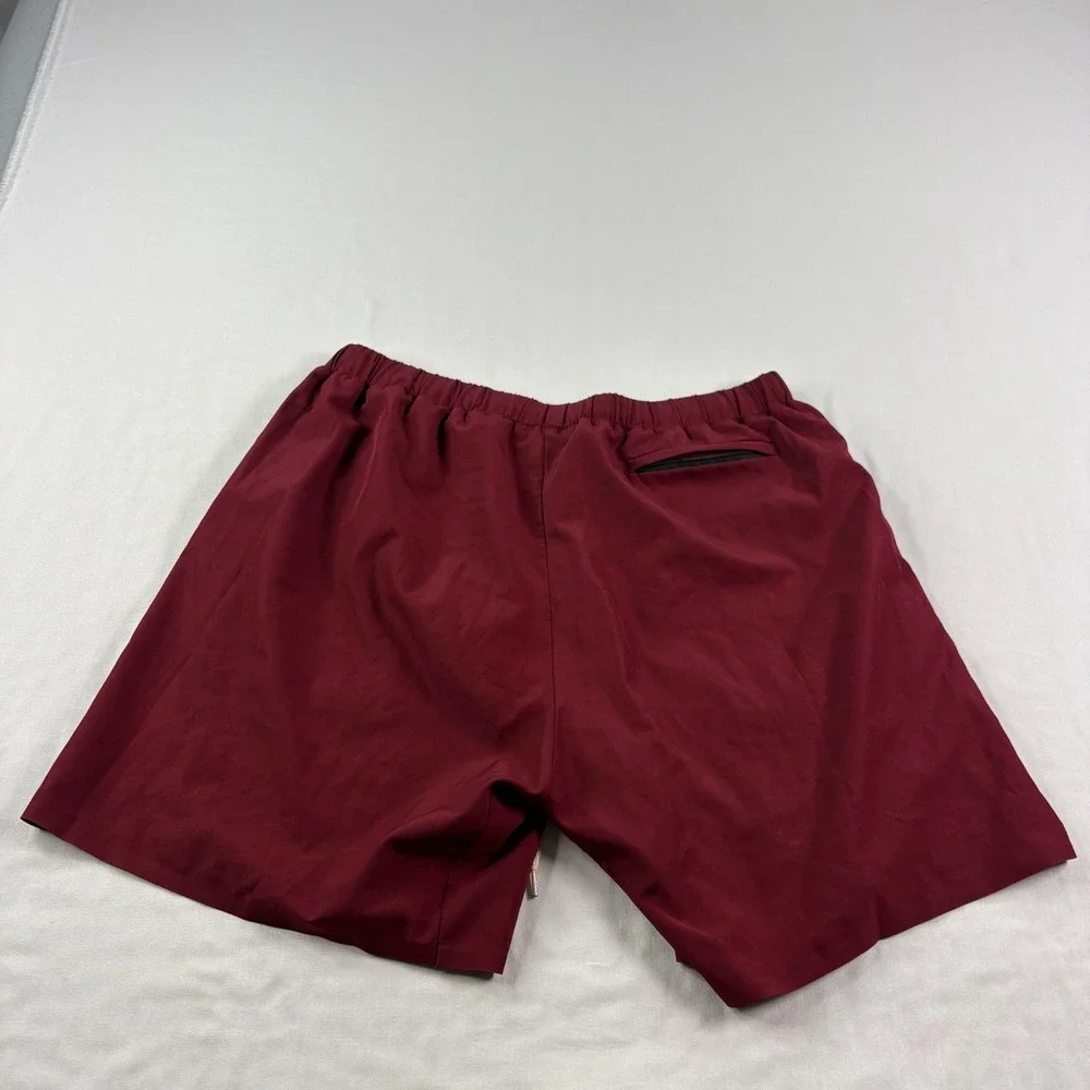 Darc Sport Wolverine Shorts Mens Large Red Marvel Hero Elite Athletic Lined
